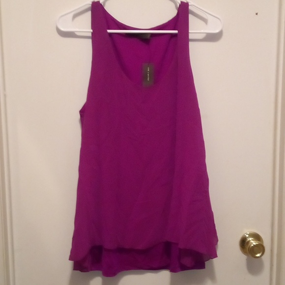 NWT - The Limited - Orchid Purple Layered Sleeveless Top - Size Large - Picture 1 of 7